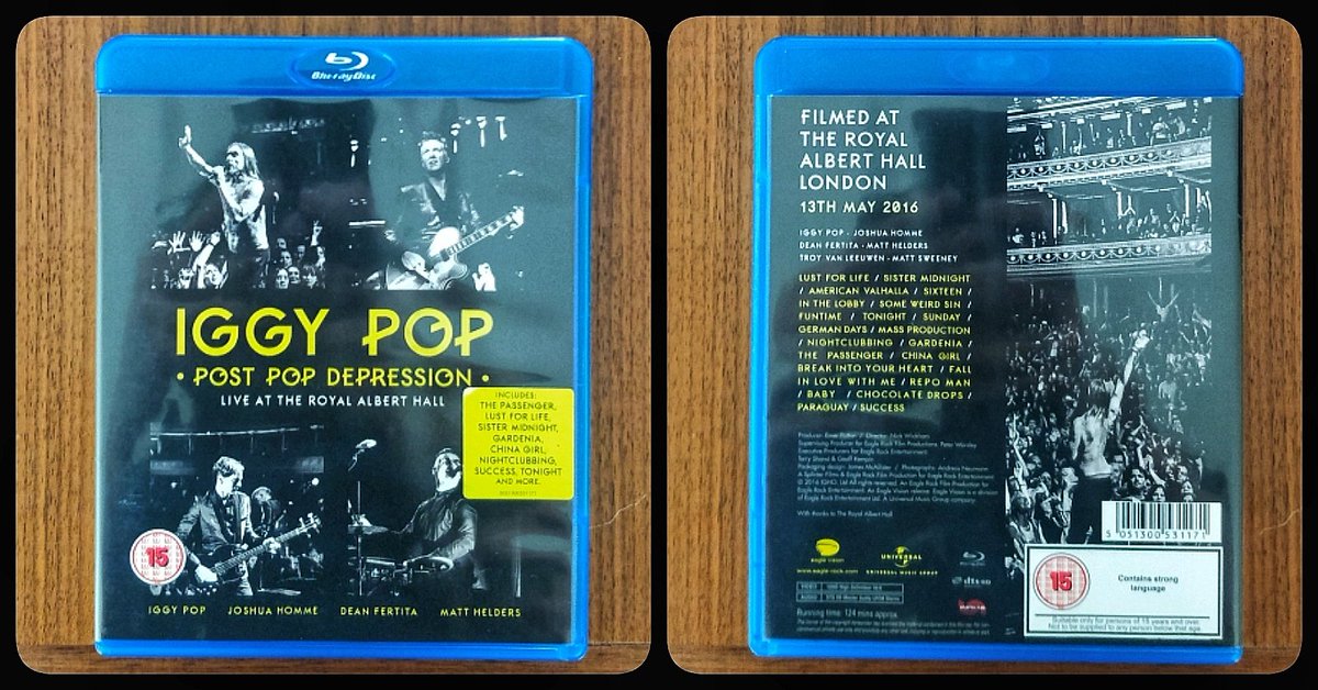 leevcleef's tweet photo. 💥
#IggyPop’s “Post Pop Depression” album, a collaboration with co-writer and producer #JoshuaHomme from QOTSA, is his most critically acclaimed and commercially successful album for many years. On May 13, 2016, Iggy brought the live show to London’s revered #RoyalAlbertHall. https://t.co/PGZ0W6JfD2