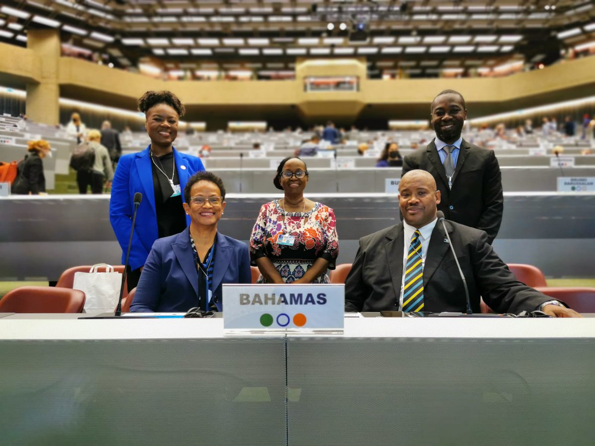 Happening Now: Delegation of The #Bahamas 🇧🇸 led by The Hon. Vaughn P. Miller, M.P., Minister of Environment & Natural Resources attend Conferences of the Parties to the Basel, Rotterdam + Stockholm Conventions - the #GlobalAgreements for a #HealthyPlanet🌎#BRSCOPs @MOFABahamas