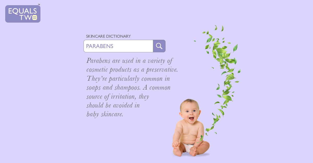 equalstwoworld's tweet photo. Parabens cause the skin to become brittle, cracked, painful, swollen, rash-prone and  lead to several other problems. They are also easily absorbed by the skin.
EQUATLSTWO offers a range of paraben-free skin care products for newborns’ sensitive skin.

#SkincareDictionary https://t.co/kK76u4xrLf