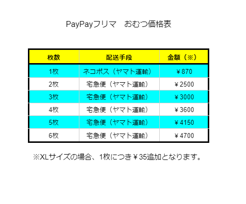 LCD_Japan's tweet photo. 現在PayPayフリマにてクーポンが配布されています。
それに合わせて「2枚、3枚一気に買うことはできないか」といった問い合わせを多数頂いているので、簡易ではございますが価格表を公開します。
ご希望のカラー・サイズ・枚数をお伺いの上で出品させて頂きますので、一度DM頂けますと幸いです。 https://t.co/jhUCXdKVTM