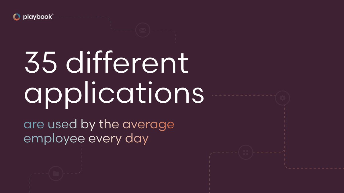PlaybookOS's tweet photo. The average employee switches between 35 apps per day. Stop over-tooling. Start empowering.
Start with @PlaybookOS, the new multi-application platform that connects people, tools, and data to get the job done.
#playbookOS #multiapplication #compound #newworldofwork #saas https://t.co/fmwrGuUz3n