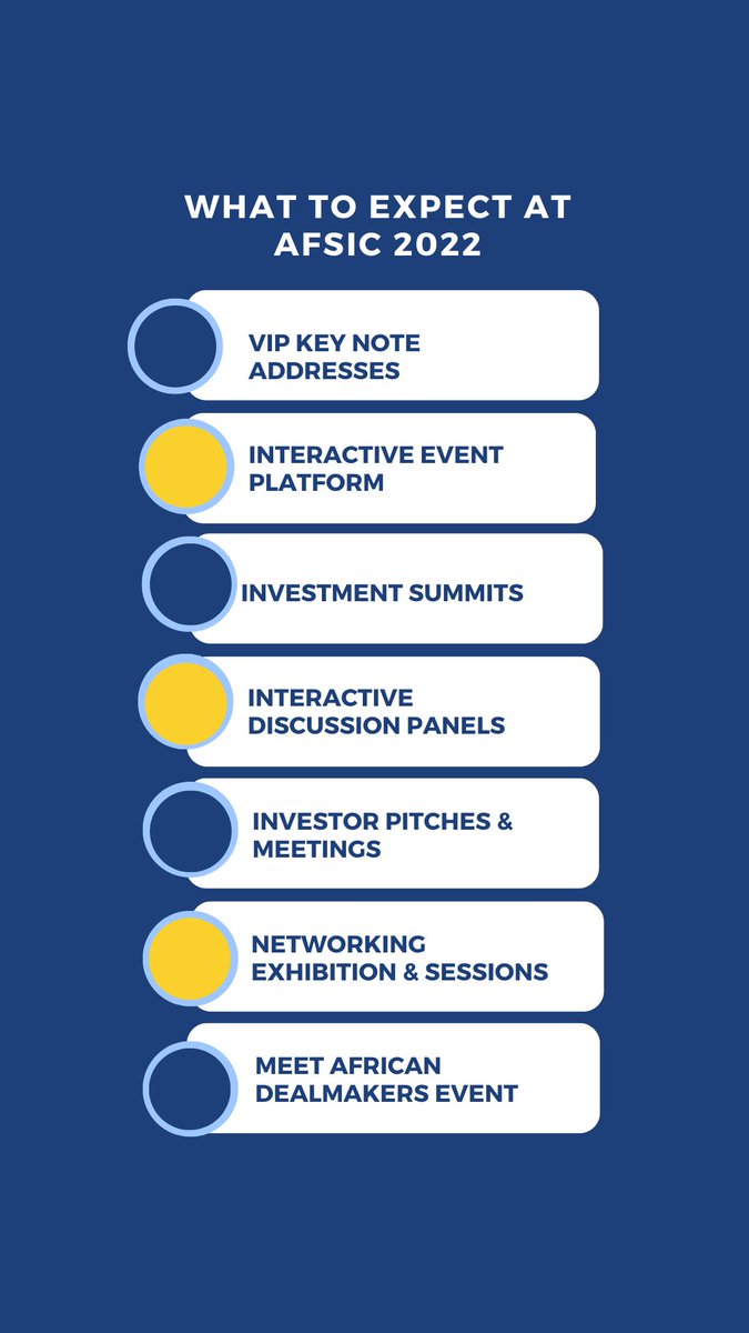 AFSICafrica's tweet photo. Have you registered for AFSIC 2022 yet? Register here: https://t.co/PNnM8I30wI 
#impinv #investor #investing https://t.co/hJ5tAZadWM
