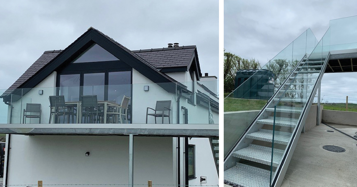 When a homeowner is lucky enough to have stunning views across the Welsh countryside, they need an equally stunning balustrade solution that will let them make the most of it. Which is where safety glass specialists <a href="/tuffx_glass/">TuffX</a> can help. 
ow.ly/Gv0A50Jqi5M