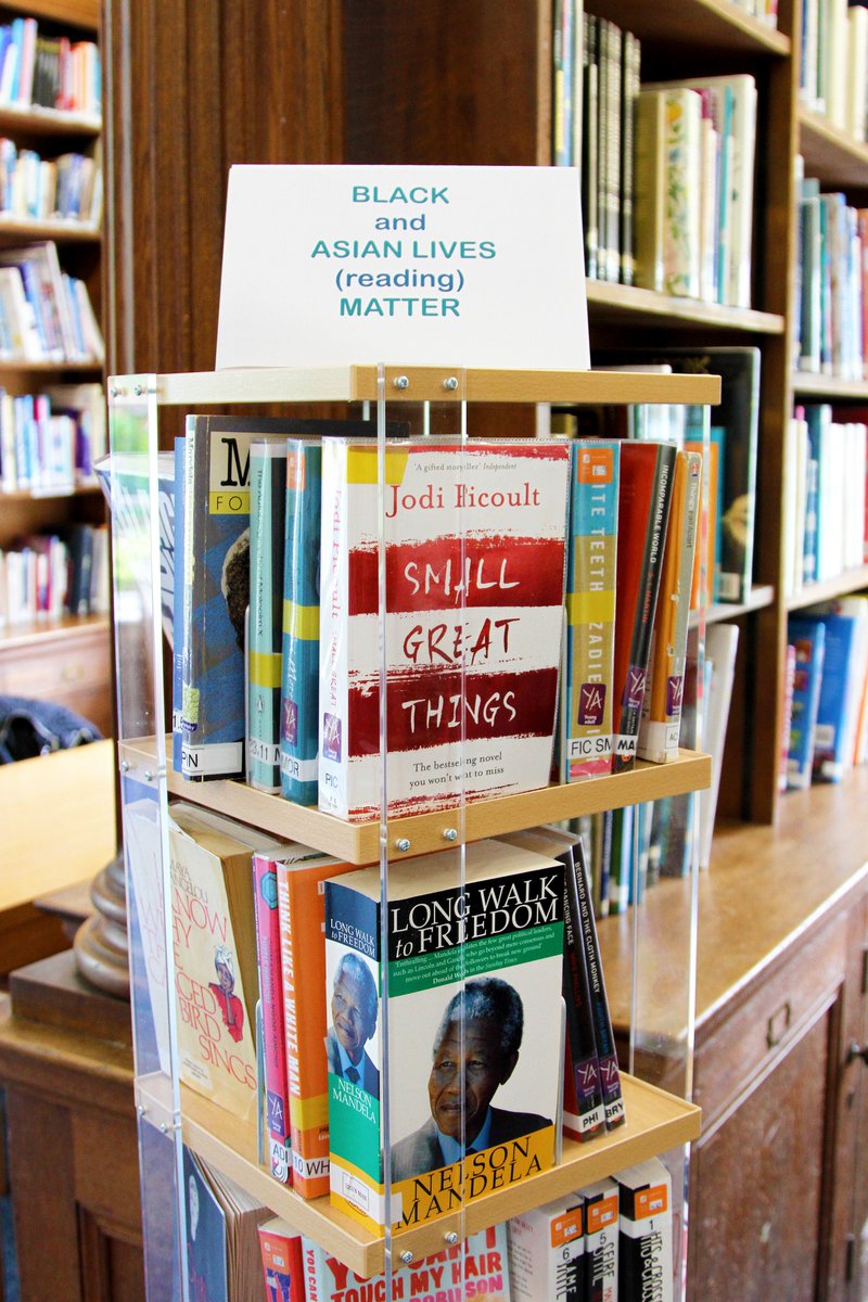 AldenhamLibrary's tweet image. Black and Asian Lives (Reading) Matter - New Display for the month of June