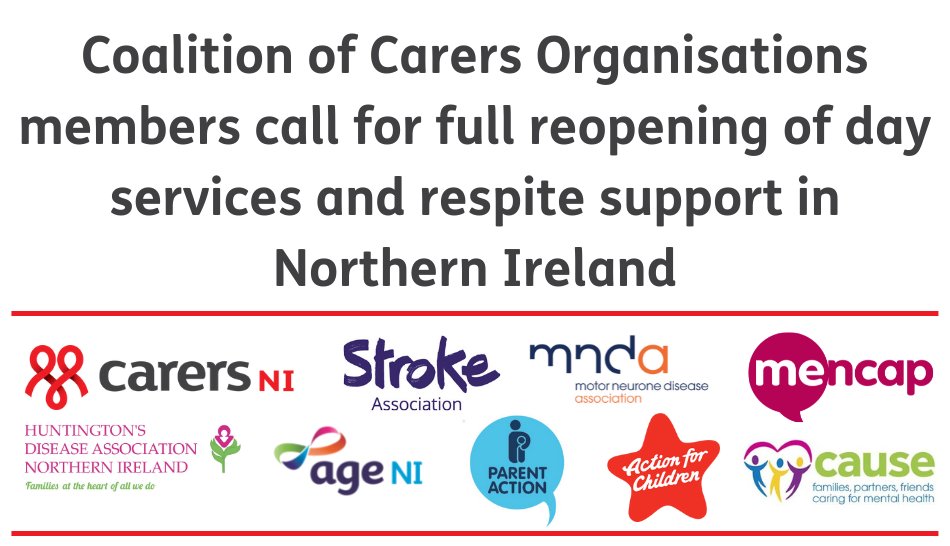 We're calling for the full reopening of all day centres, short breaks & respite support across Northern Ireland. These services still haven't returned to pre-Covid levels & some of our carers haven't had a break in over 2 years. #CarersWeek carersuk.org/NI/carers-week…