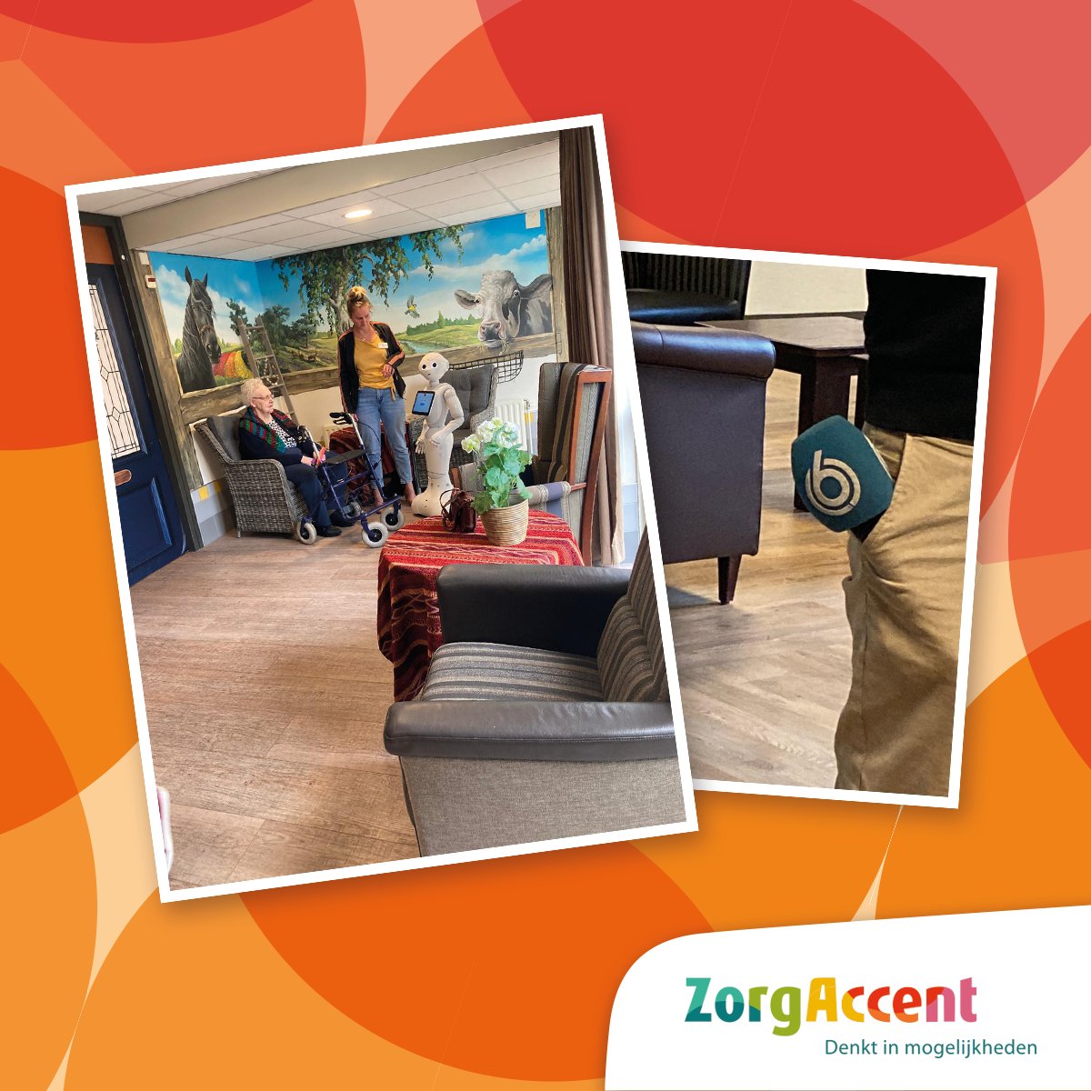 ZorgAccent_nl's tweet image. SBS 6 / Hart van Nederland op bezoek bij het Liefferdinck! #zorgtechnologie #zorgrobot