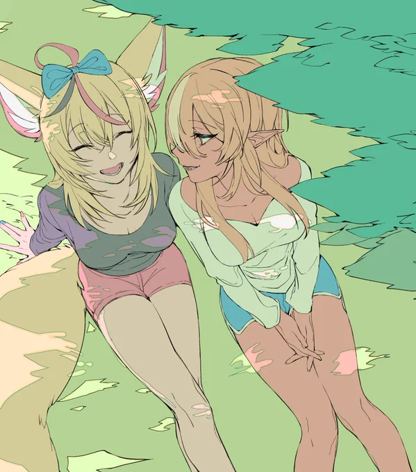 盛夏
#しらぬえ #絵まる 