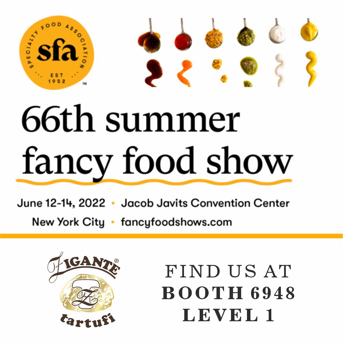 ZiganteTartufi's tweet photo. New York, here we come!  
Big preparations are underway for the Fancy food show in NYC, the largest U.S. show devoted exclusively to specialty foods and beverages. We are ready to impress! 💪
👉June 12-14,2022
Find us at Booth 6948, Level 1: https://t.co/s84luK3AYj https://t.co/wAir0YNEQW