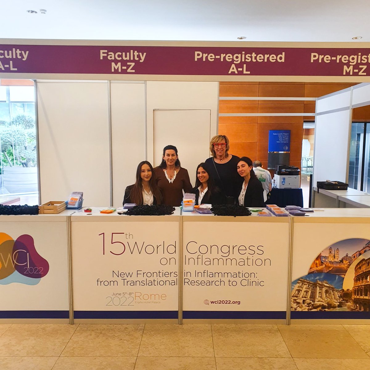Il 15° Congresso mondiale sull’Infiammazione è iniziato.
 Per noi di #ACX un altro grande #evento medico-scientifico, organizzato grazie alla competenza dello staff specializzato.
Da tutti i membri di ACX: buon lavoro!
#congressi #inflamation #internationalcongress #wci #rome