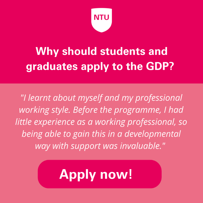 NTU student study graduate