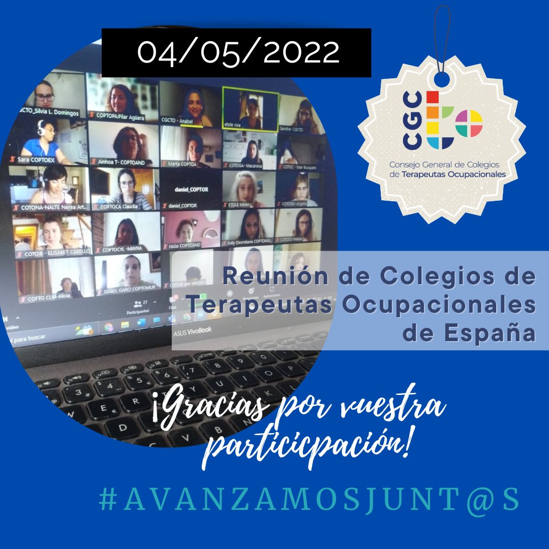 El sábado 04/06🗓️celebramos reunión de Colegios de TO de 🇪🇸, en un ambiente de compañerismo y buena disposición de todos los colegios para mejorar el día a día de nuestra profesión. ¡Gracias a todos/todas por vuestro apoyo! #AvanzamosJuntos
