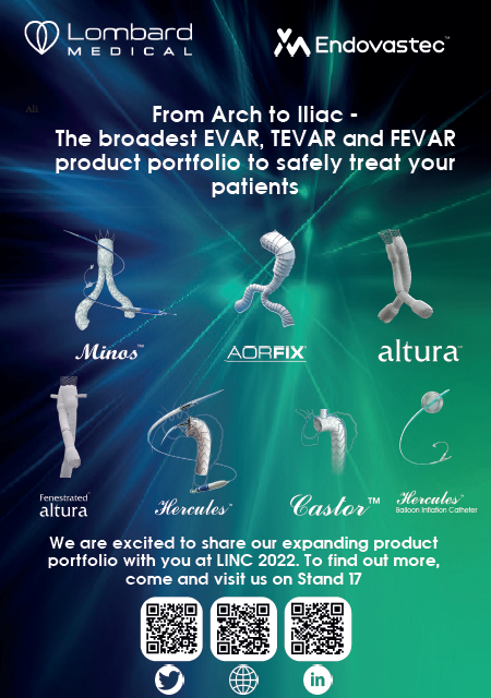 Lombard Medical is excited to be exhibiting at this year’s LINC Symposium. We can't wait to see everyone in person, so please come and visit us on stand 17.

#evar
#TEVAR
#FEVAR
#vasculardisease
#backtogether