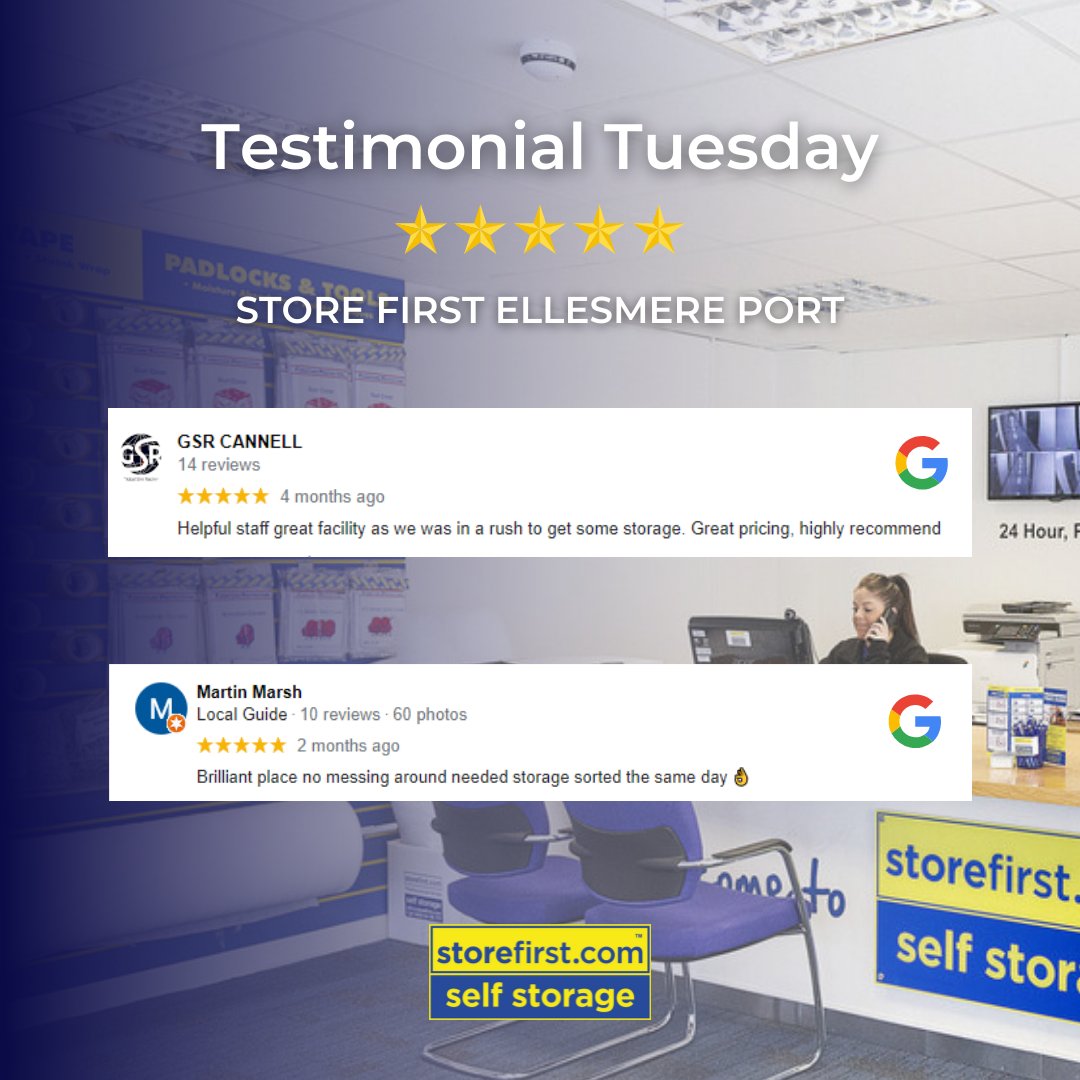 Storefirst UK on Twitter ""No messing around" 😎 Same day selfstorage⭐