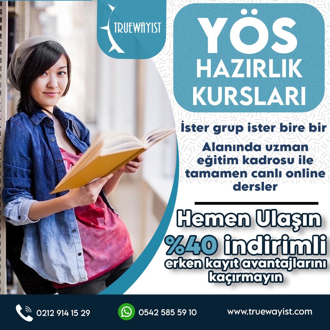 truewayist's tweet photo. YÖS eğitimleri 18 Temmuz 2022’de başlıyor!

TRUEWAYIST, Online Eğitiminde Lider Kurum!
0542 585 59 10
https://t.co/iUz03NJpVh
info@truewayist.com

#yossinavi #yössınavı #yössınavları #yös #yöskursu  #yosdanismanı #yösexam #yössoruları #yössoru #yös #yös2022 #truewayist https://t.co/MzGFeaI0MP