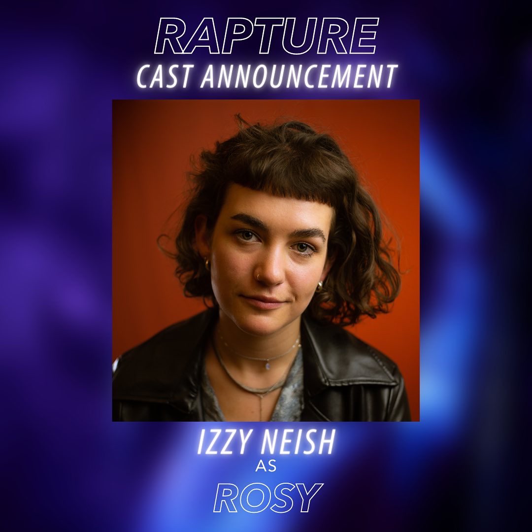 PinkSkyTC's tweet photo. 🌤Cast Announcement💘

We are very happy to introduce @IzzyNeish (she/her) who will be playing the role of Rosy in #raptureplay coming to @ThePleasance from the 28th June - 17th July. 
This will be Izzy’s London stage debut &amp; we can’t wait to work with her 

Check back for more https://t.co/lf2Bno83vN