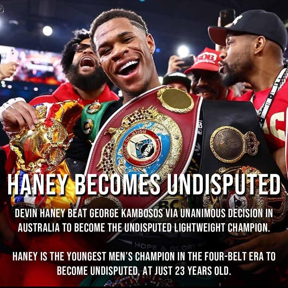 geezersboxing's tweet photo. Haney is the undisputed lightweight champion.
What did you think of Haney’s performance?
#PrepareToFight #Geezers #GeezersBoxing https://t.co/3KmVbdJaj3