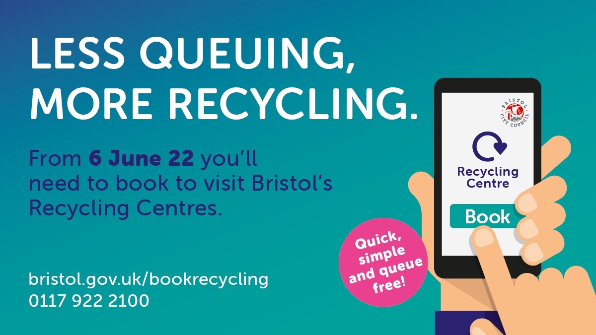Bristol City Council on Twitter "♻️ The recycling centre booking