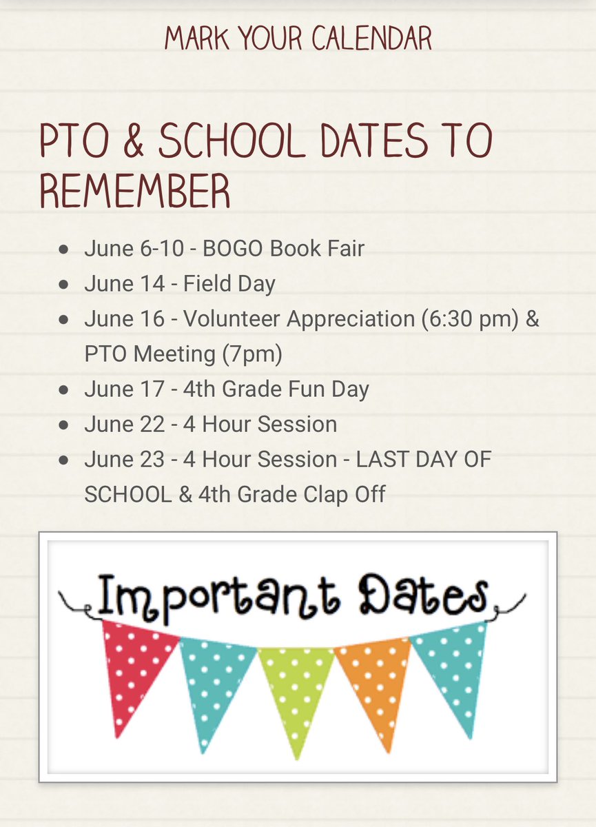 PTOBradleyGard's tweet photo. June Dates to Remember: https://t.co/hGI9sOndh3