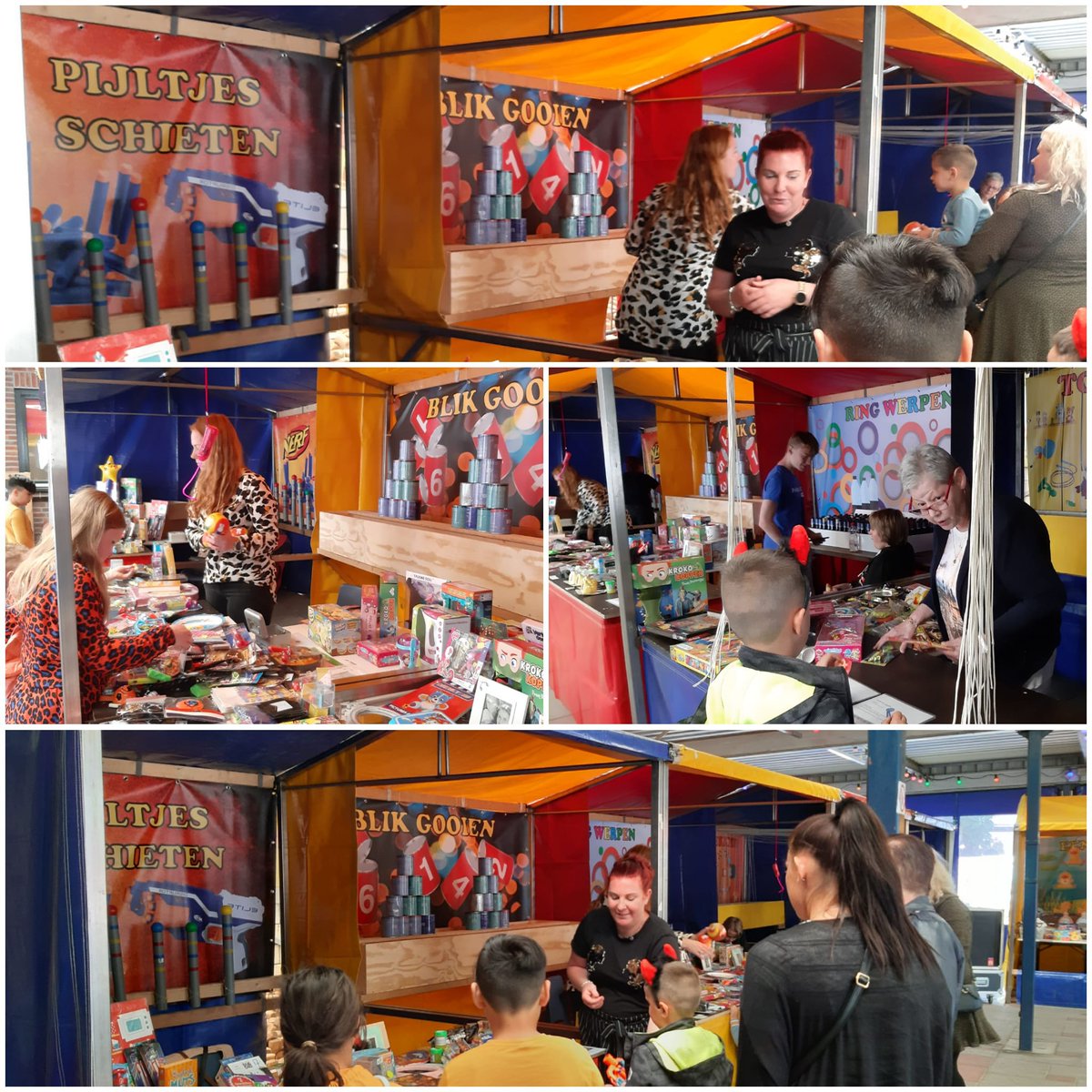 De FancyFair is in volle gang. De entree tot de speetuin en de fancyfair is gratis vandaag.