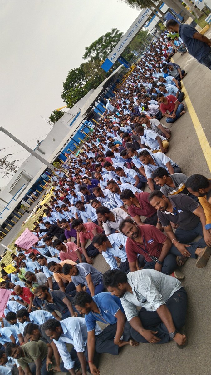Silamba10241630's tweet photo. #justicefor_FORDINDIA_Workers 
#savechennaifordemployees https://t.co/xBRihWD7CZ