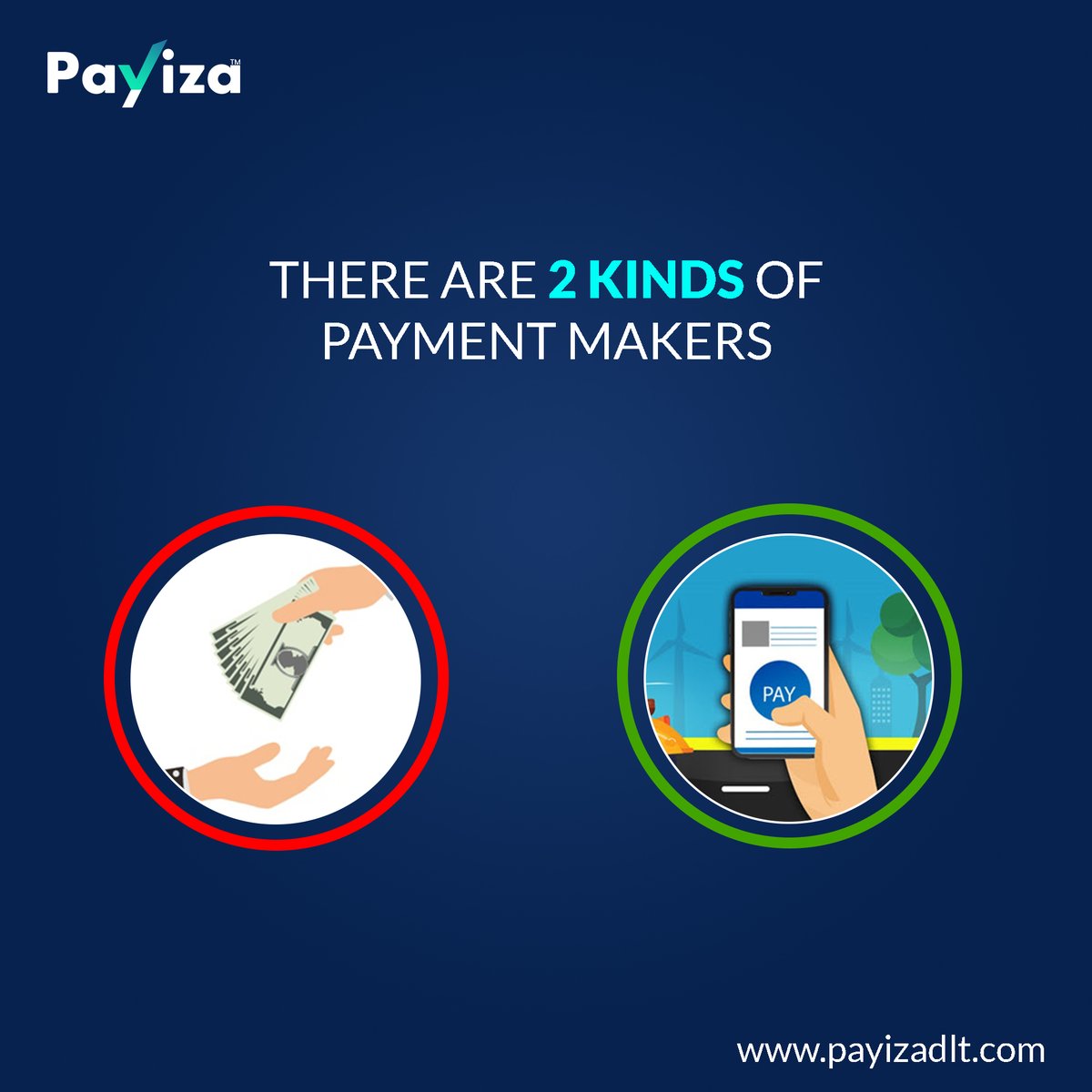 payizamoney's tweet photo. 𝐖𝐡𝐢𝐜𝐡 𝐨𝐧𝐞 𝐚𝐫𝐞 𝐲𝐨𝐮? Let us know your preferred payment mode; Cash payments or Online payments in the comment section below.
#paymentsolutions #Banking #Fiat #digitalpayments #cryptocurrencies #onlinebanking https://t.co/Zq8ZcMQ7I9
