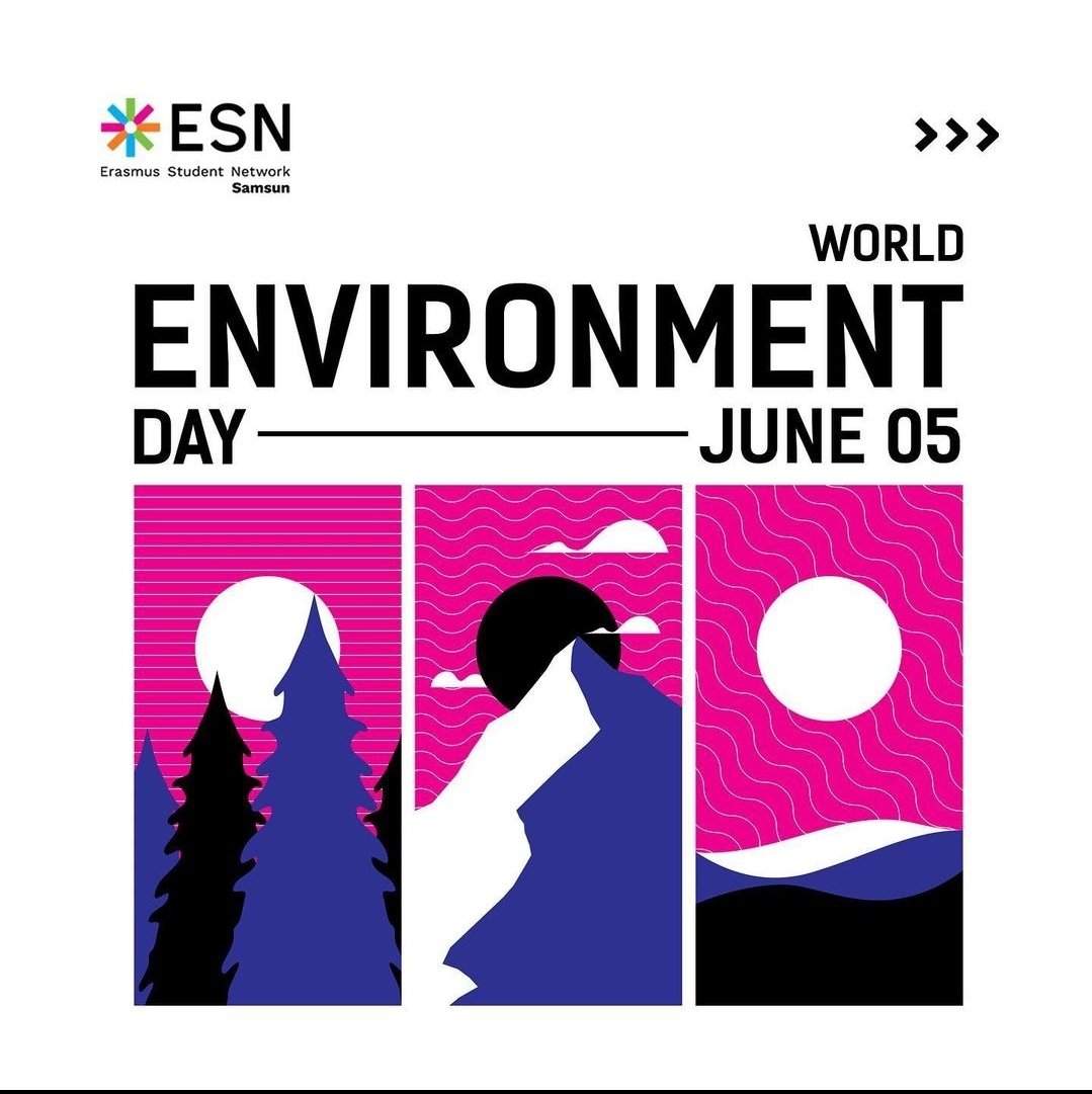 esnsamsun's tweet photo. There is only one earth! If we don't preserve and protect it, who will?

Join the rest of the world today to celebrate the environment. Happy World Environment Day. 🌍🍃

#THISisESN #ErasmusGeneration #OnlyOneEarth #ESNsamsun https://t.co/LHKFBt2LXb