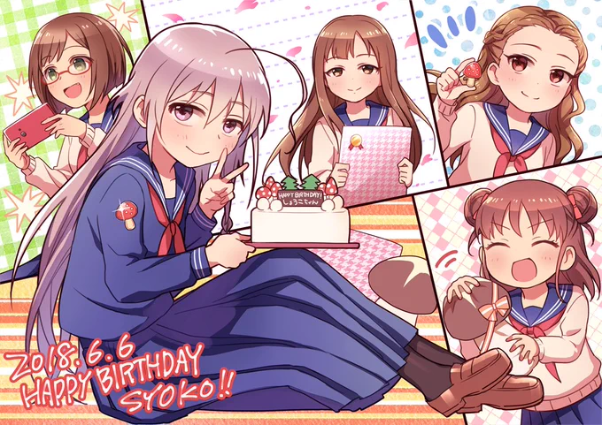 輝子お誕生日おめでとう!去年までのお誕生日絵🍄

#星輝子生誕祭2022
#星輝子誕生祭2022 