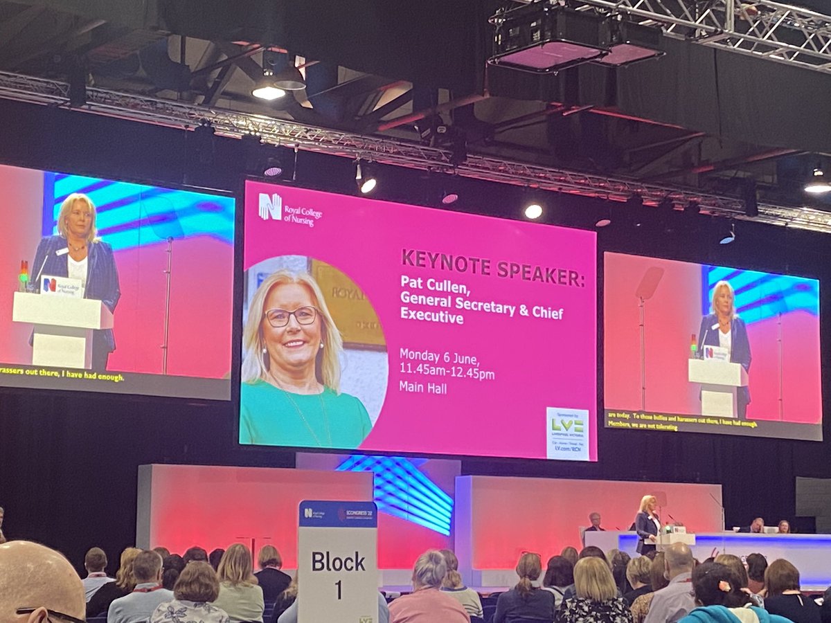 AlishaKellyB's tweet photo. Incredibly inspired by @patcullen9 β¨
#EnoughIsEnough
We lost 25,000 registered nurses last year from our profession. This is heartbreaking. #SafeStaffing, #FairPayForNursing, #FundOurFuture need to be taken seriously, and change must be made!
#RCN22 #ValueFutureNurses https://t.co/gqUqkPAnK6