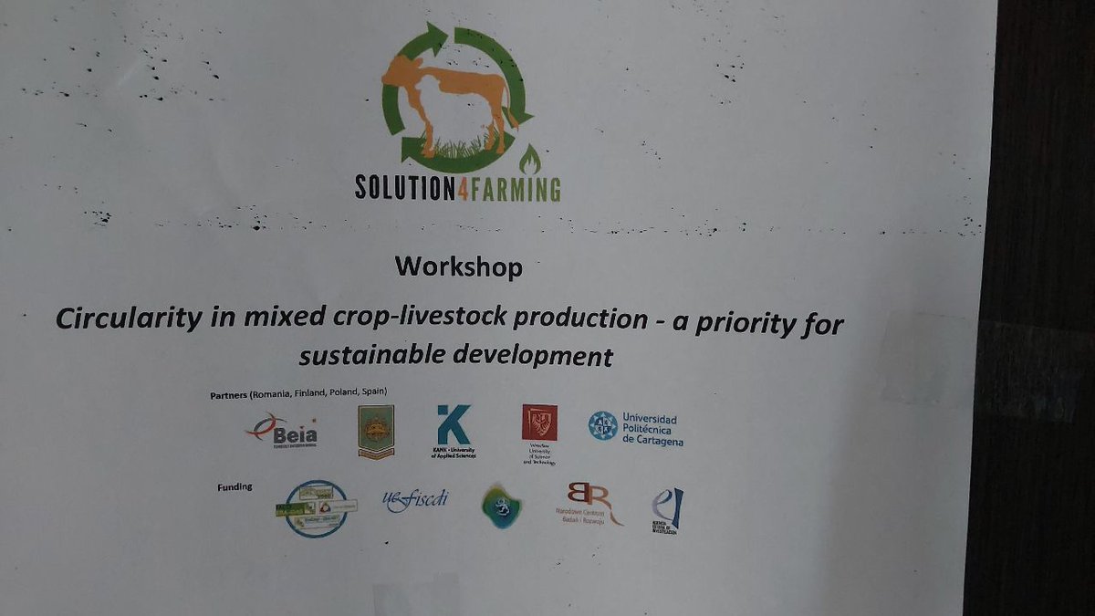 solution4farm's tweet photo. @solution4farm Workshop in the International Conference "#Agriculture for Life, #Life for Agriculture" on 2nd of June 2022 in Bucharest, Romania. The conference was organized at USAMV - University of #Agronomic #Sciences and #Veterinary #Medicine.

Agenda: https://t.co/y7ui5hmV2Z https://t.co/AEYzM4SaKD