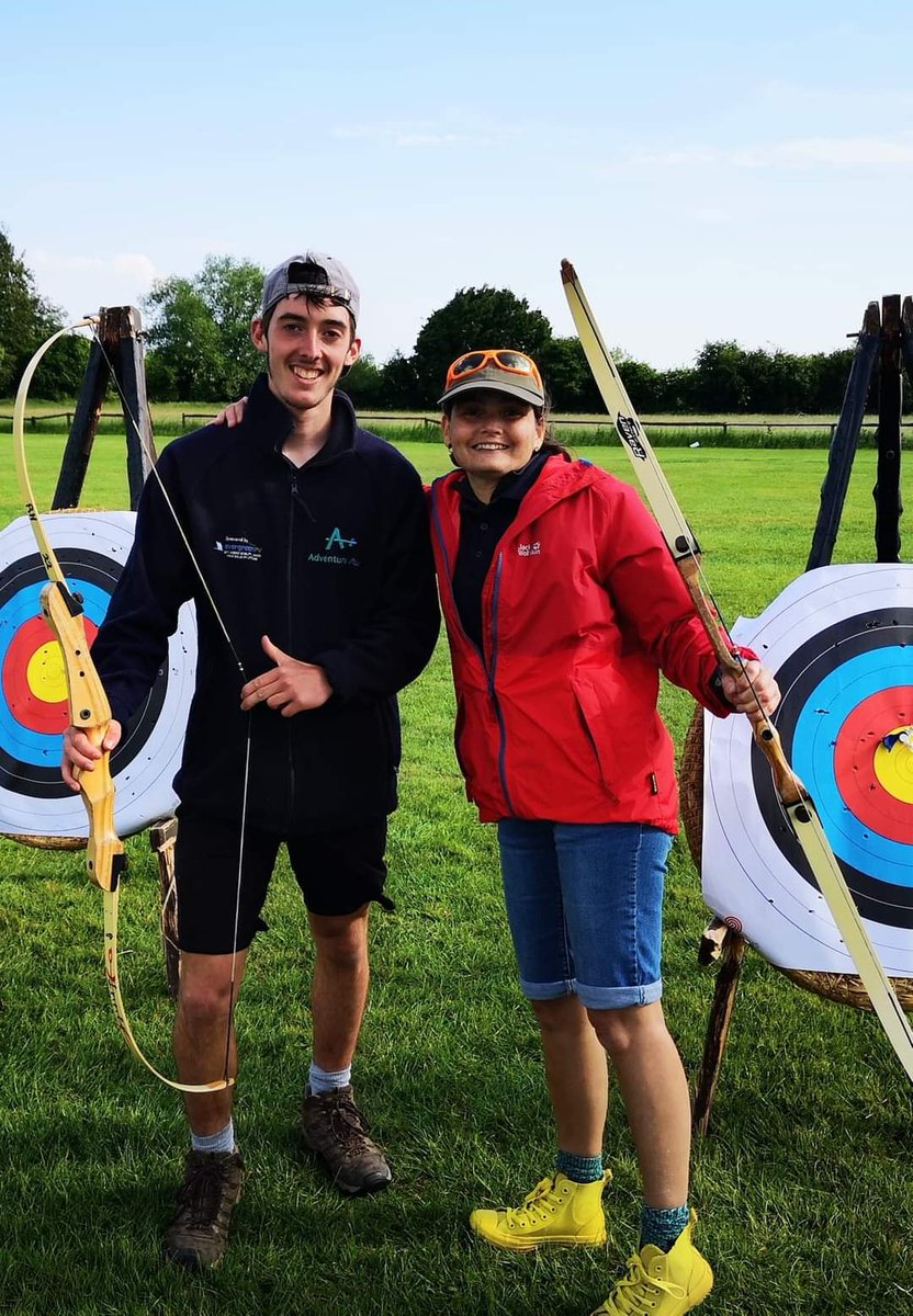 🇬🇧Jubilee weekend fun on site at Adventure Plus this weekend with our residential group! Thanks for taking care of them Benji and Michelle!  #archery #jubilee #retreat #adventureweekend