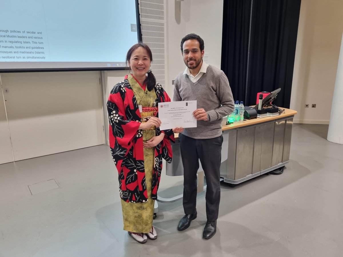 Delighted to receive in-person the #2021_BRAIS_Prize for the best doctoral research. Thanks to everyone who helped me in this journey. 
#BRAIS2022 <a href="/BRAIS_UK/">BRAIS</a>