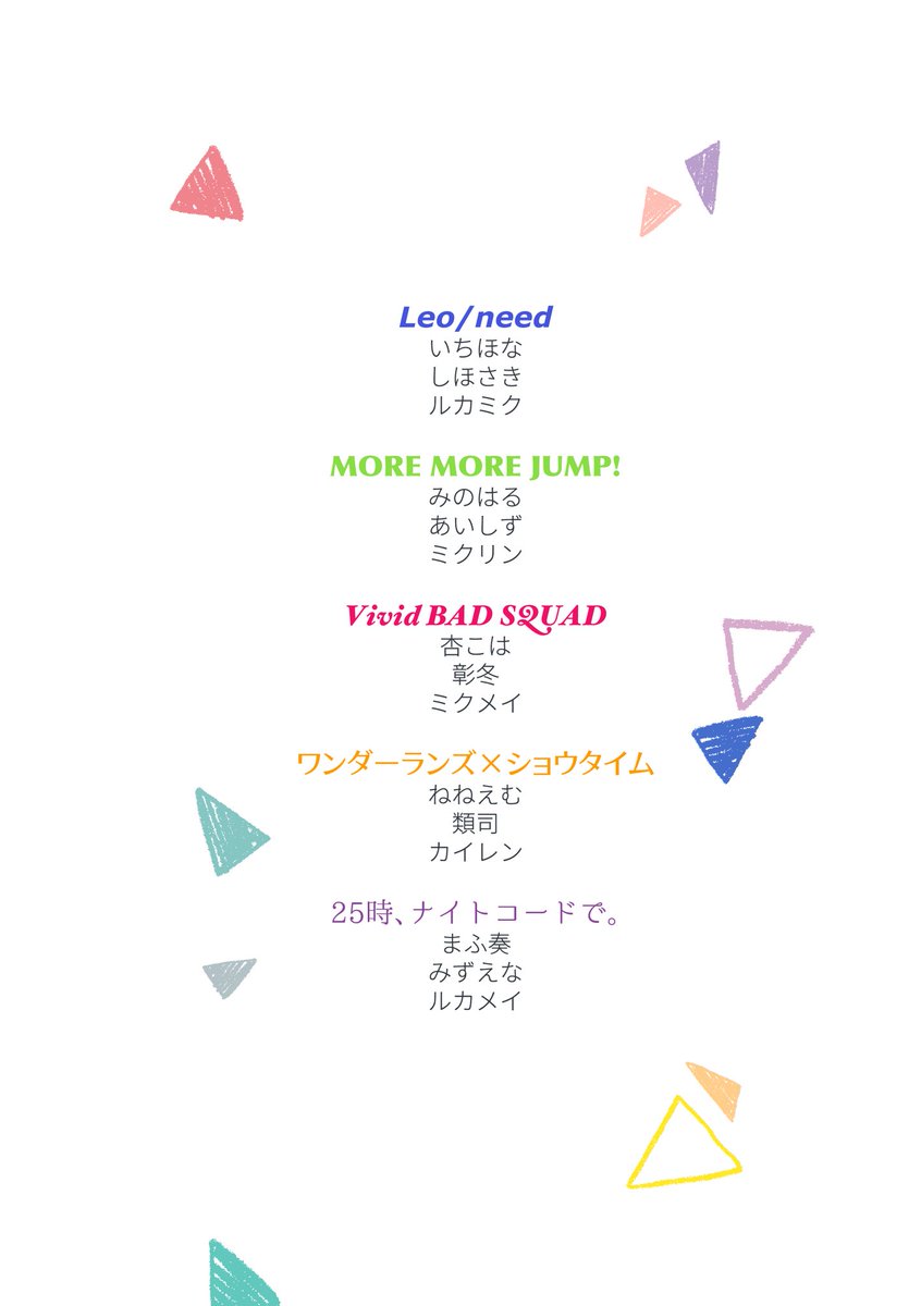 サンプル②
🎪🎼
カプ左右なども最終確定したので一部だけ変わっております。「わしゃ左右ド固定じゃい!👊」という方はご注意くださいませ～～～!! 