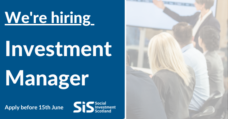 SIS are #hiring.

We're looking for a customer focused and detail oriented #Investment Manager to join our passionate team.

If you're looking for a new challenge in the #thirdsector, this could be the role for you - bit.ly/2VvMPaG

#recruitment #socent #finance
