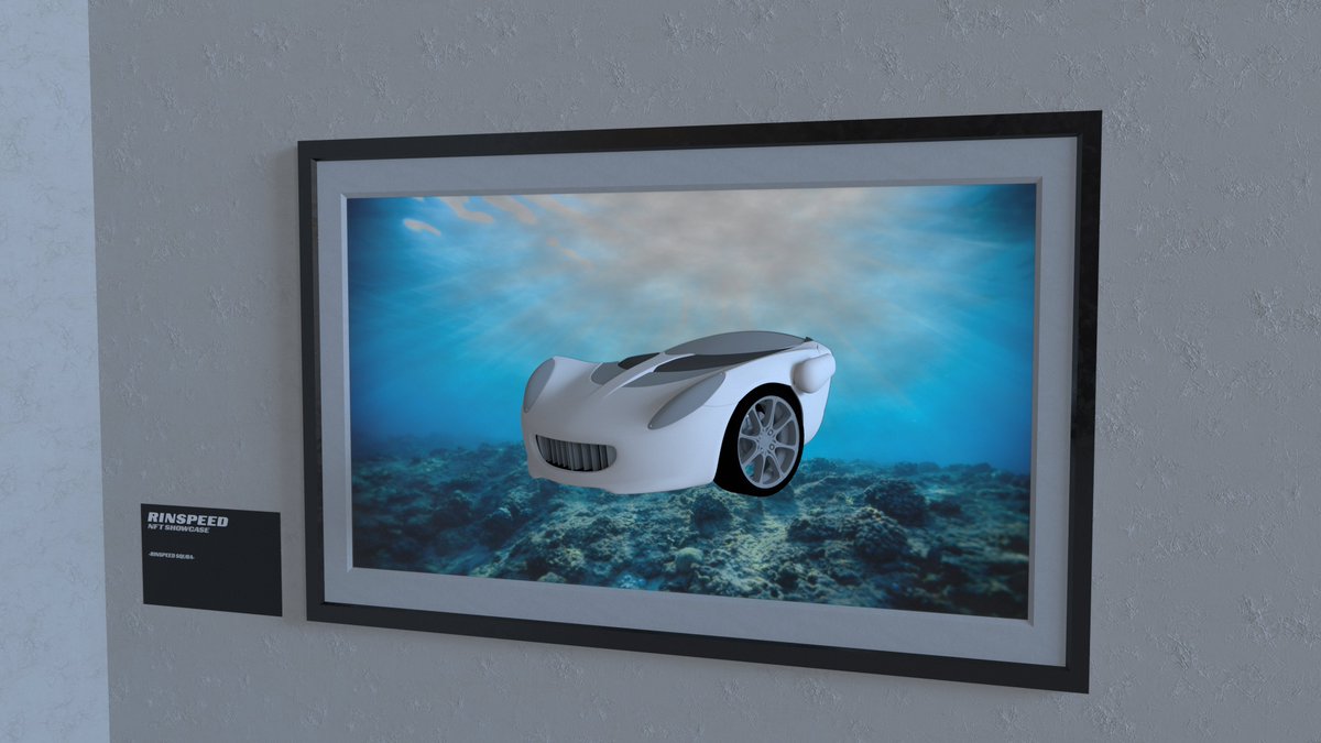 At photo basel, a parallel event to the world-famous and renowned Art Basel art fair, the innovative Swiss mobility think tank Rinspeed for the first time in its unique 45-year history is unveiling a breathtaking 3D NFT (“Non-Fungible Token”) one-off.