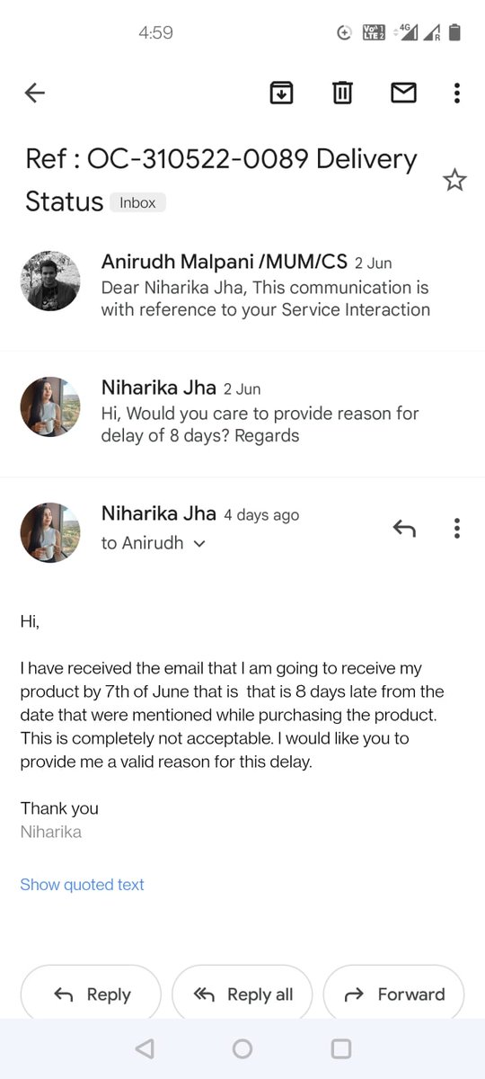 accidental__Dev's tweet photo. What a pathetic service @Pepperfry. My wife is trying to reach customer support for her order 308113915 from more than a week and not getting appropriate response. https://t.co/0Bs4mY7g5K