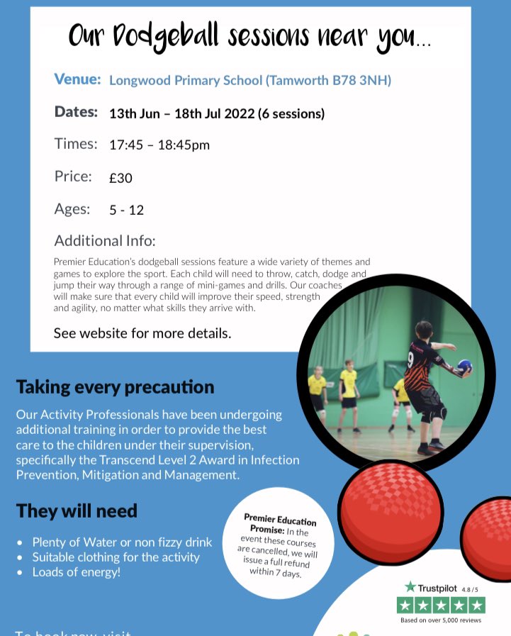 WestmidsPremier's tweet image. Thinking of getting your child into a new sport? 

We have 3 different clubs for you that would be perfect for new starters who are looking to meet new friends and have fun. 🤩 

For more information and to book go to premier-education.com 

#Tamworth #Fazeley #Hopwas #Edingale