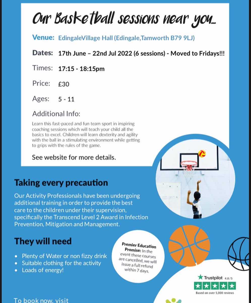 WestmidsPremier's tweet image. Thinking of getting your child into a new sport? 

We have 3 different clubs for you that would be perfect for new starters who are looking to meet new friends and have fun. 🤩 

For more information and to book go to premier-education.com 

#Tamworth #Fazeley #Hopwas #Edingale