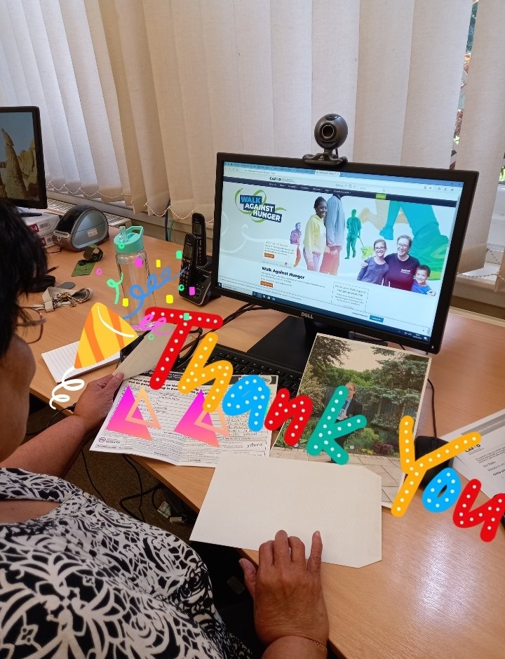 CAFODLeeds's tweet photo. Our new office volunteer, Gayle, enjoyed her first day.
What a wonderful letter to open on her first day? A #walkagainsthunger sponsorship form, including a cheque for ยฃ110 from a young person from @StJosephsCas @StWilfridsCHS putting their #faithintoaction #THANKYOU https://t.co/2P9yDd3KU3
