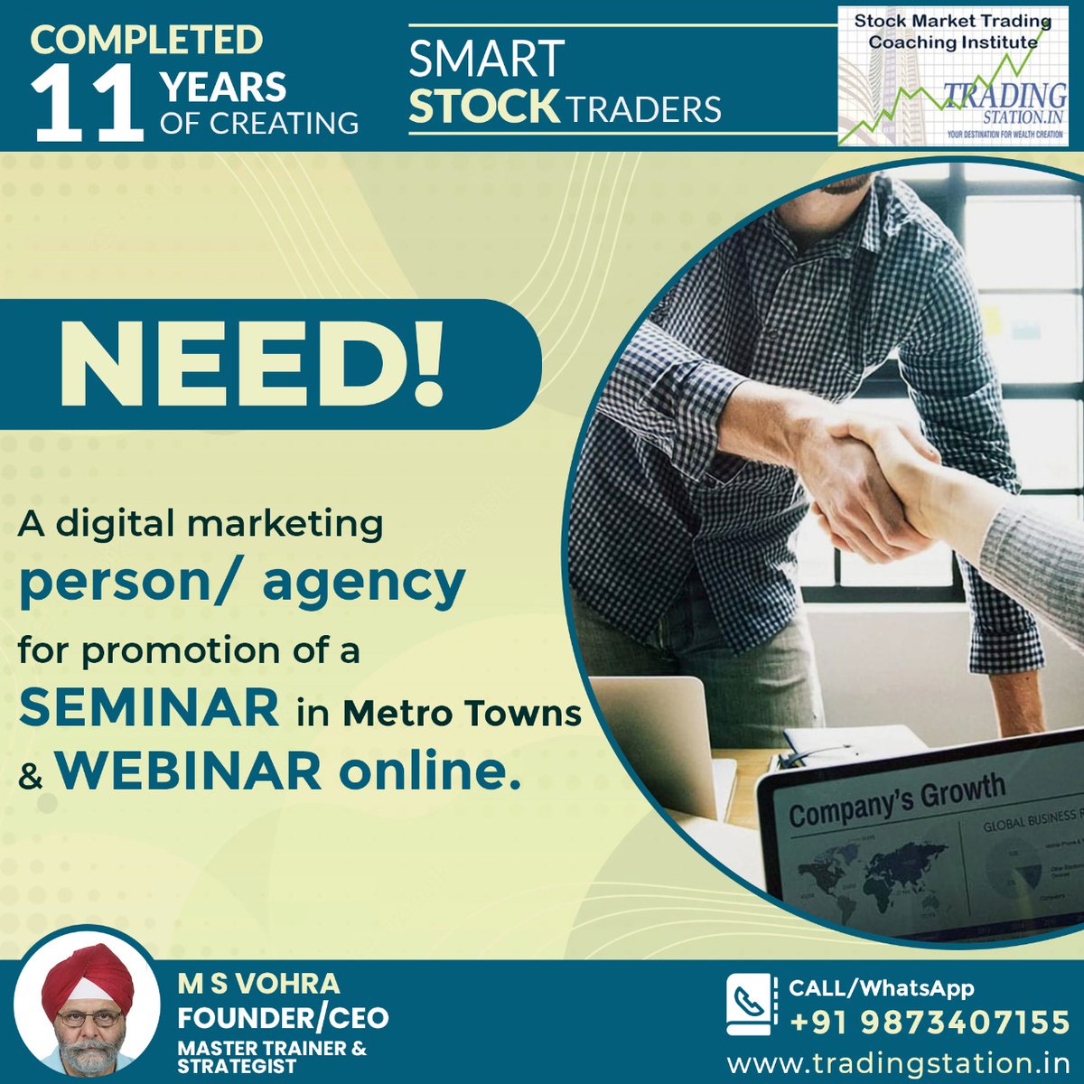 vohrams50's tweet photo. Need Urgently For Digital Marketing A Person / Agency https://t.co/ZpIN4LHvVr