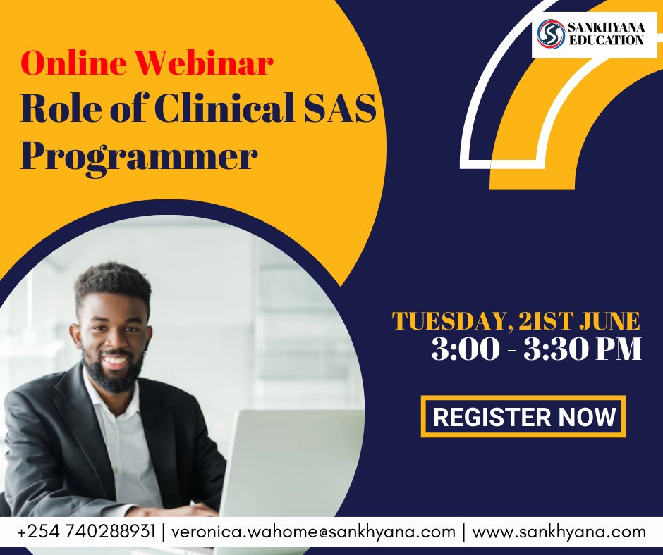 SankhyanaK's tweet image. Register your interest here: forms.gle/UrUxaXPuzdtrYy… 
Reach us: +254 740288931, veronica.wahome@sankhyana.com
Visit us: sankhyana.com
#SASATC #DataAnalytics #Analytics #Corporates #Students #Upskilling #SankhyanaEducation #SankhyanaConsultancyServices #statistics