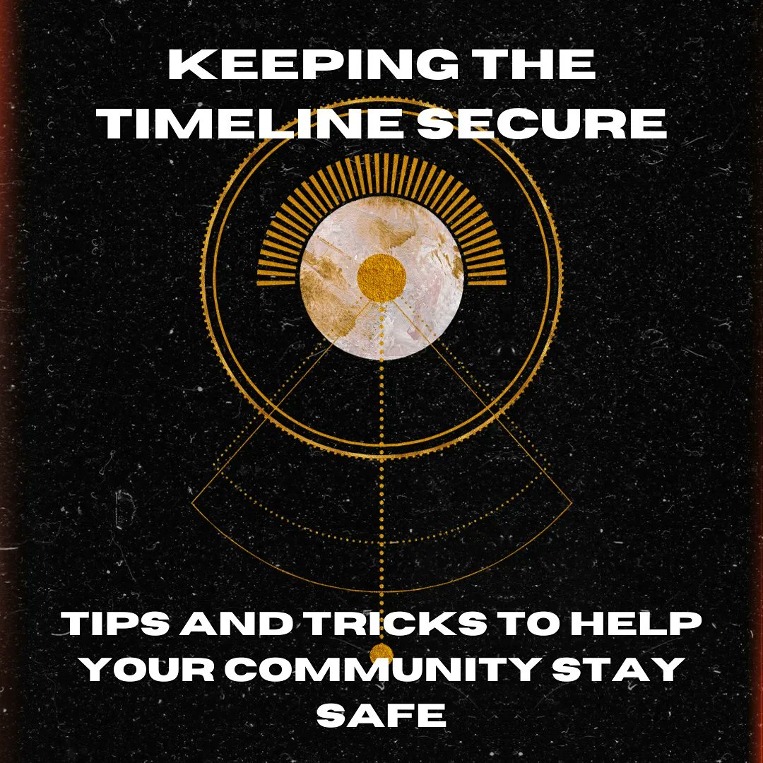 spirepod's tweet image. 👁 TIPS AND TRICKS TO KEEP YOU AND YOUR COMMUNITY SAFE
