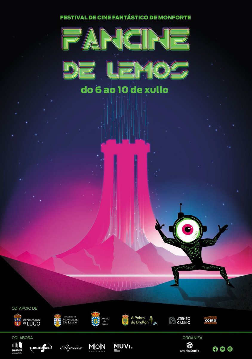 Queda tan só un mes para o FanCine de Lemos! Este ano cunha edición especial centrada na estreita relación entre #cine e #videoxogos. Anotade as datas! Ides alucinar coa programación que vos temos preparada... #fancinedelemos2022 #cinefantastico