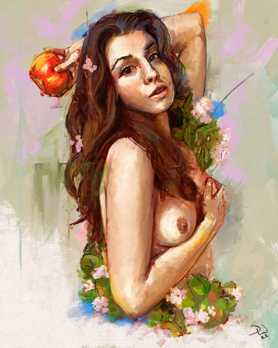 A portrait of u/lobluesiren from the Reddit community.

Made with <a href="/Procreate/">Procreate</a>.

#apple #eve #forbiddenfruit #procreate #artistsontwitter #digitalart #portraitart