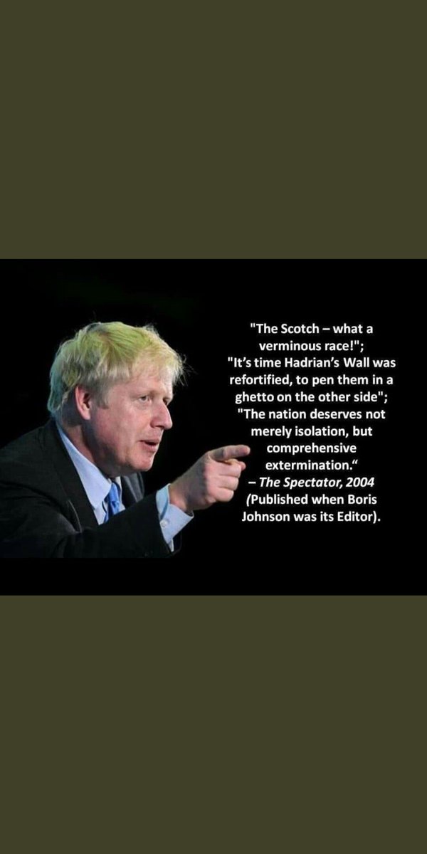 <a href="/ByDonkeys/">Led By Donkeys</a> Why the fuck has THIS not been mentioned during his tenureship of The Spectator? I'll tell you lot one thing - we are leaving, and so the UK dies. Death to it.