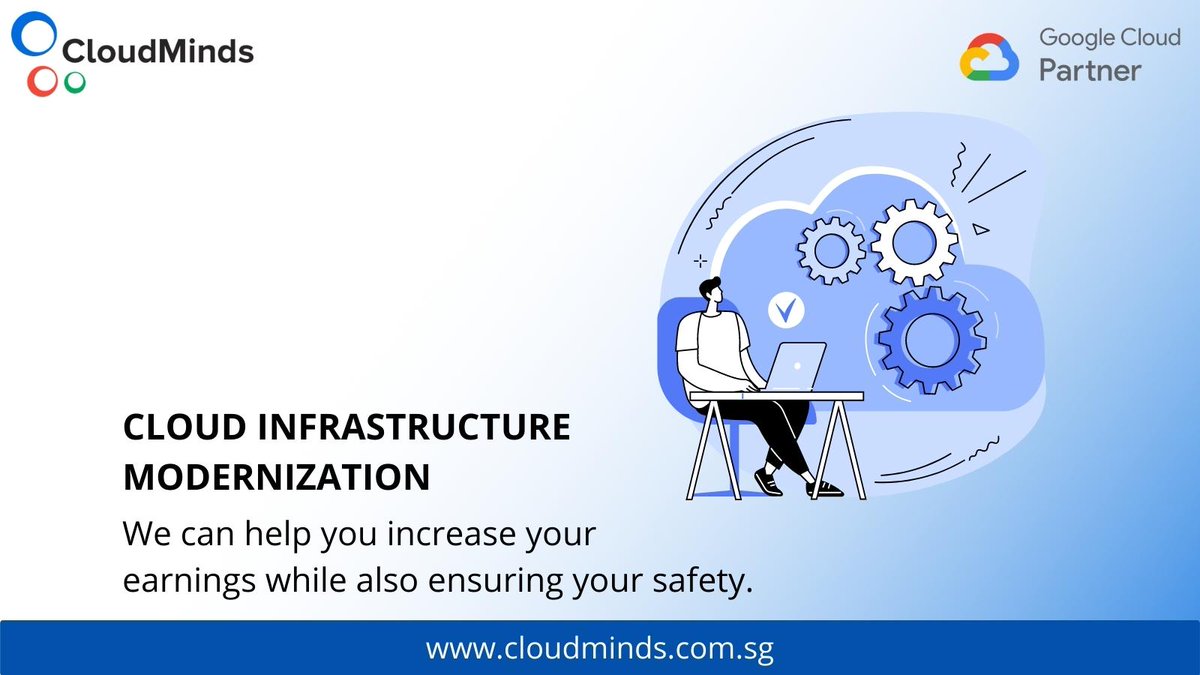 CloudMindsSG's tweet image. Our infrastructure modernization service helps to improve the client experience while handling IT management and support.
#GoogleCloud #GoogleCloudPlatform #googlecloudplatformservices #cloudminds #cloudmindsservices #cloudcomputingservices #Microsoftazure #BigData #storage