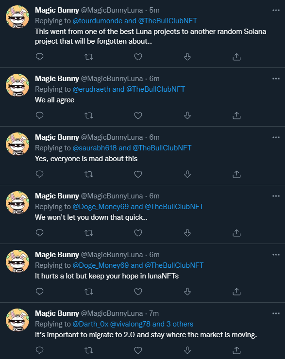 tzm_ww's tweet photo. @MagicBunnyLuna @TheBullClubNFT If this is your marketing strategy to publicize your upcoming project, good luck. Try touching some grass big man. https://t.co/Qve2T1zo0w