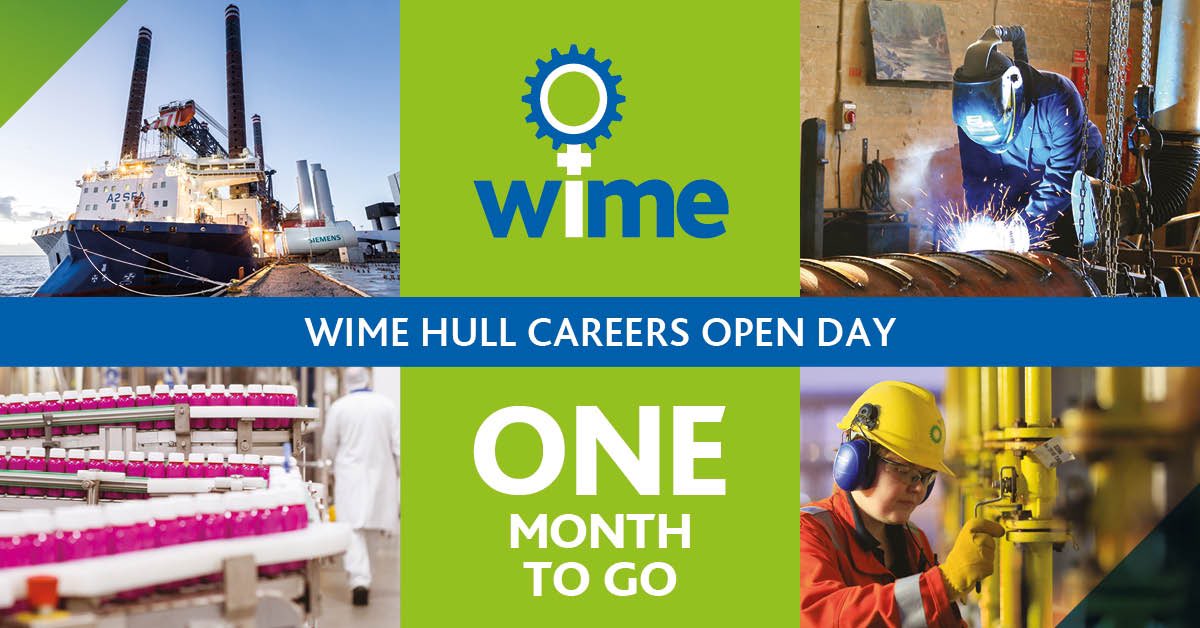 NawicY's tweet photo. We are pleased to be exhibiting at the WiME Hull Careers Open Day at the Guildhall in Hull on 6th July. Visit us to find out more about a career in engineering or manufacturing. Book your place here: 

https://t.co/HGsj8lEPZW

#womeninconstruction #womeninconstructionuk #nawic https://t.co/tEY4ZaYjDC