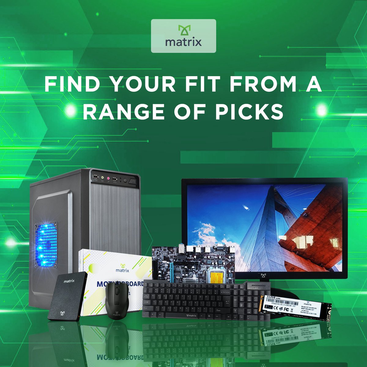 teammatrixsays's tweet photo. Are you the friend who always picks out where to eat??๐ฅณ
Ah. So you are a decisive one ๐ค
Let's test your decisiveness when you have many matrix's engaging product ranges!!
#motherboard #tft #ssd #hdd #mouse #keyboard #cpu #matrixverse #shopmatrix https://t.co/RNqzZqouBv