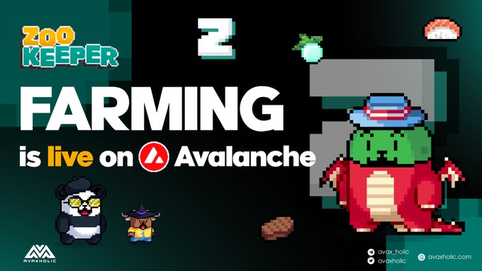 AlexiaG6org9's tweet photo. The #ZooEcosystem is almost set to release their baby👶 into the wilds of #Crypto.
From a simple #farming platform to a fully functional #gaming ecosystem.
#AVAX is the first and most essential stage in the development of their #MultiChain platform.💪🚀

#ZooEcosystem #AVAX $ZOO https://t.co/ajVOhe3zoz
